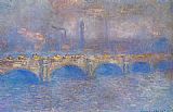 Bridge Canvas Paintings - Waterloo Bridge Sunlight Effect 3